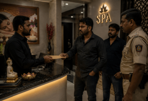 Busted in Kalamb! Police Personnel Caught Red-Handed Taking ₹36,000 Bribe from Spa Owner