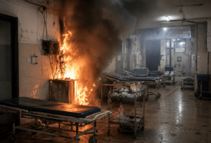 Massive Fire Outbreak at City Hospital in Ramdaspeth, ICU Filled with Smoke!