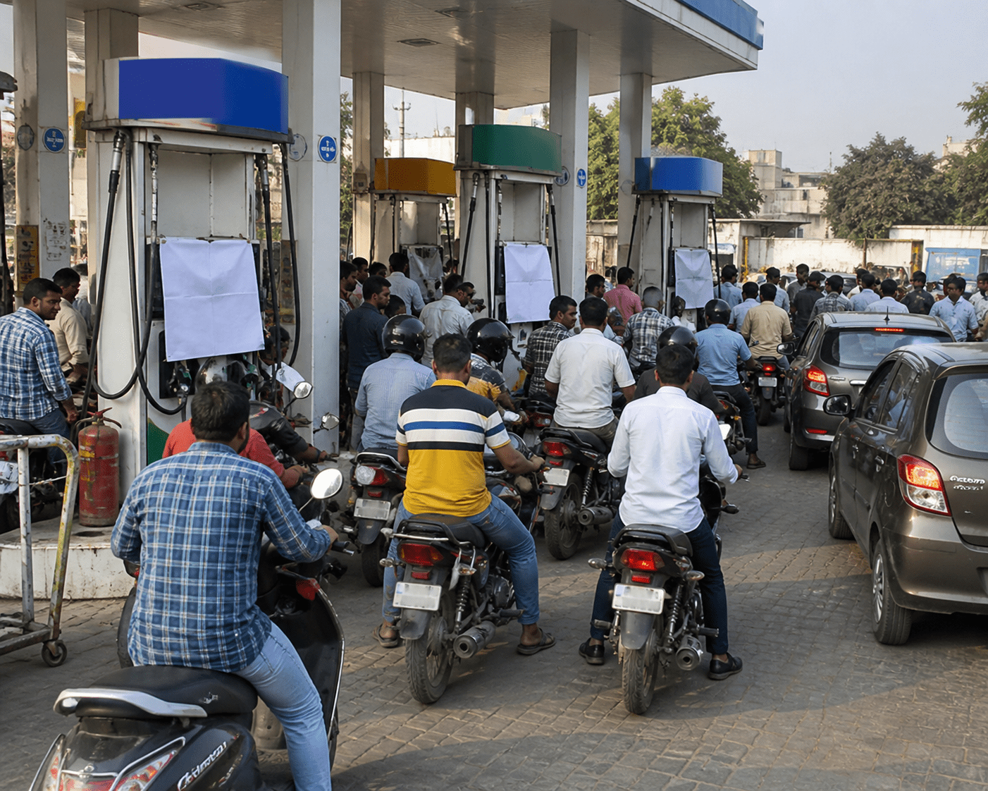 Beed and Dharashiv Districts Face Severe Petrol and Diesel Shortage as Pumps Run Dry
