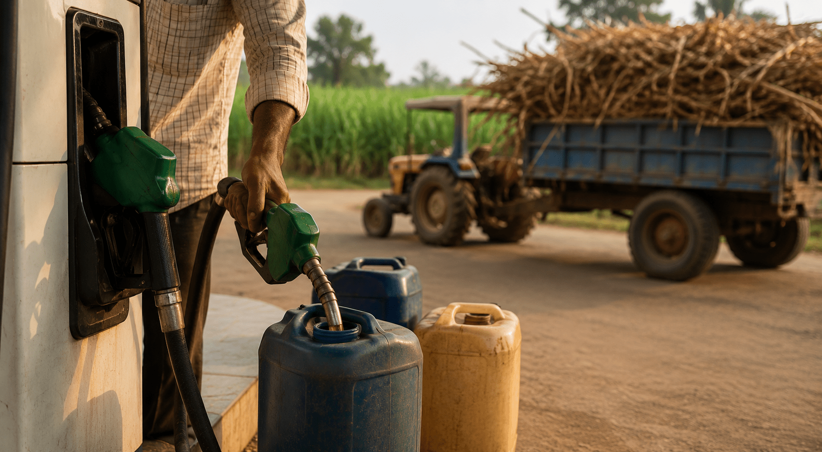 District Administration Allows Diesel in Cans for Tractors Ahead of Kharif Season!