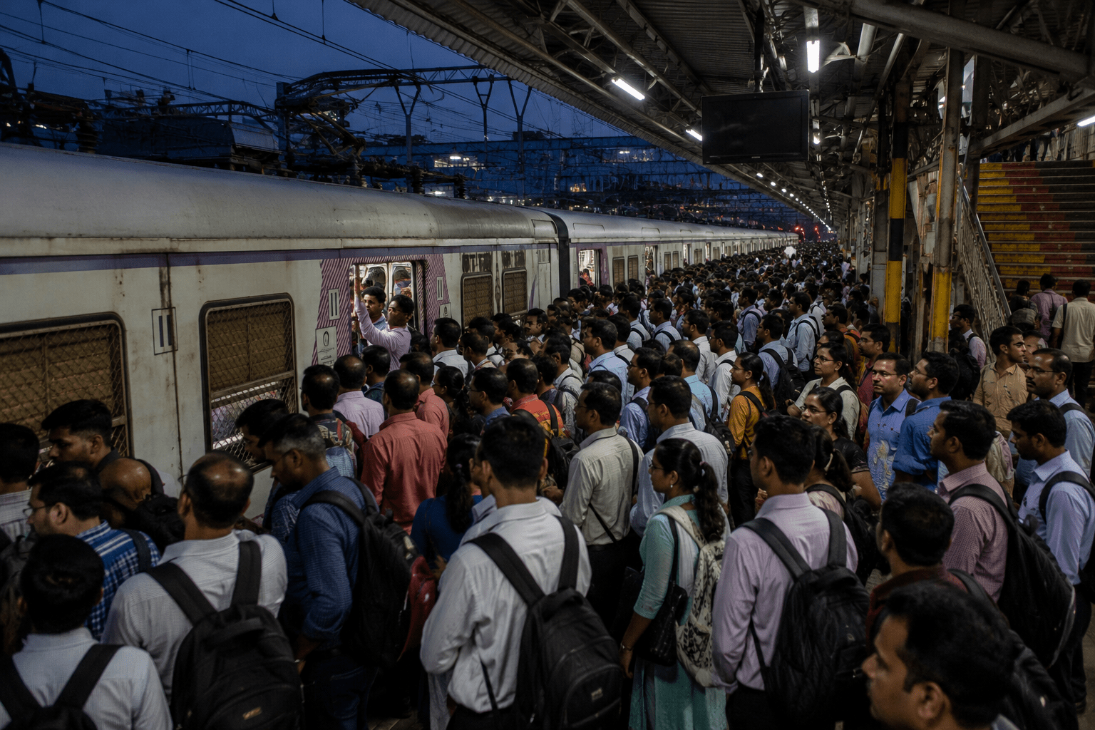 Power Outage Halts Central Railway on Kasara-Kalyan Route; Sunday Commuters Stranded for 1.5 Hours!"