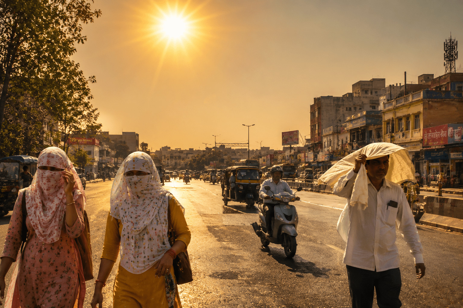 Mercury Hits 45°C as Intense Heatwave Grips the State