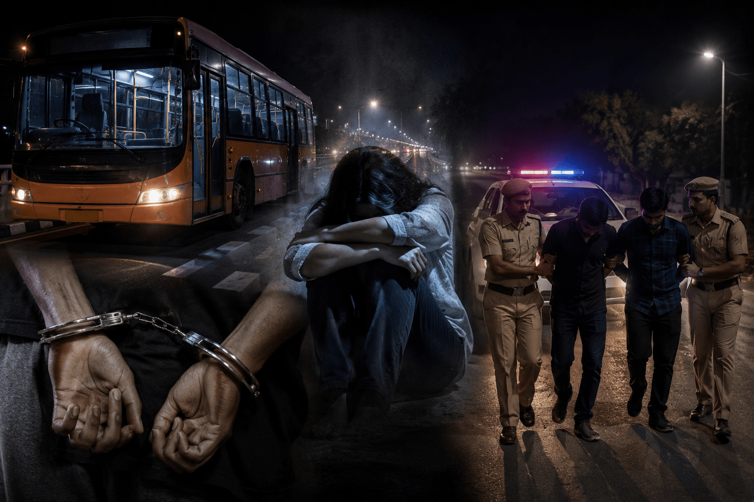 Woman Gang-Raped in Moving Bus; Police Arrest Driver and Conductor"