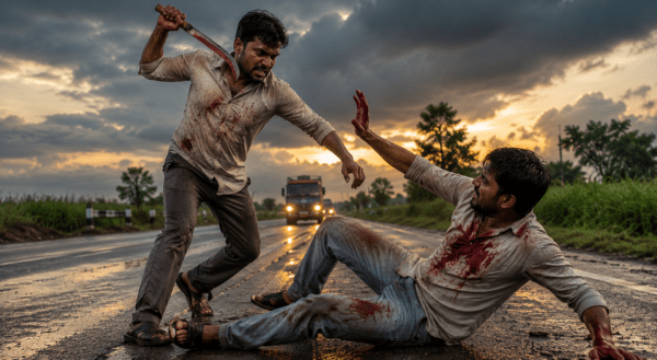 Man Attacks Cousin with Sickle Over Land Dispute in Chhatrapati Sambhajinagar!
