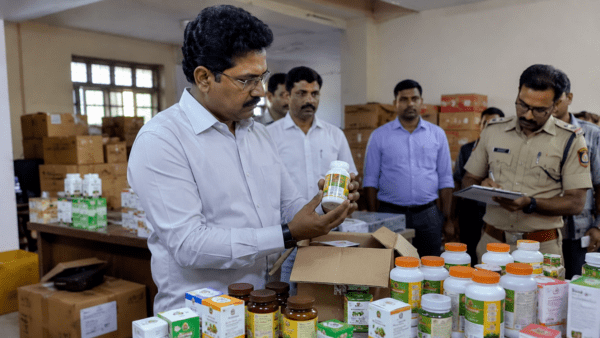 Tukaram Mundhe in Action Mode: FDA seizes Patanjali-linked products over misleading ads, major crackdown across Maharashtra!
