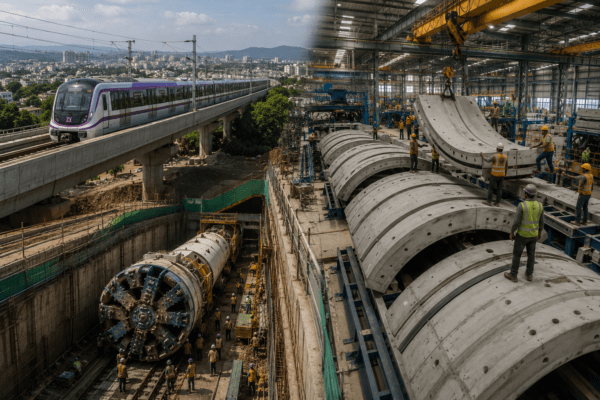 Pune Metro Milestone: Tunnel Segment Casting Begins for Swargate-Katraj Underground Extension
