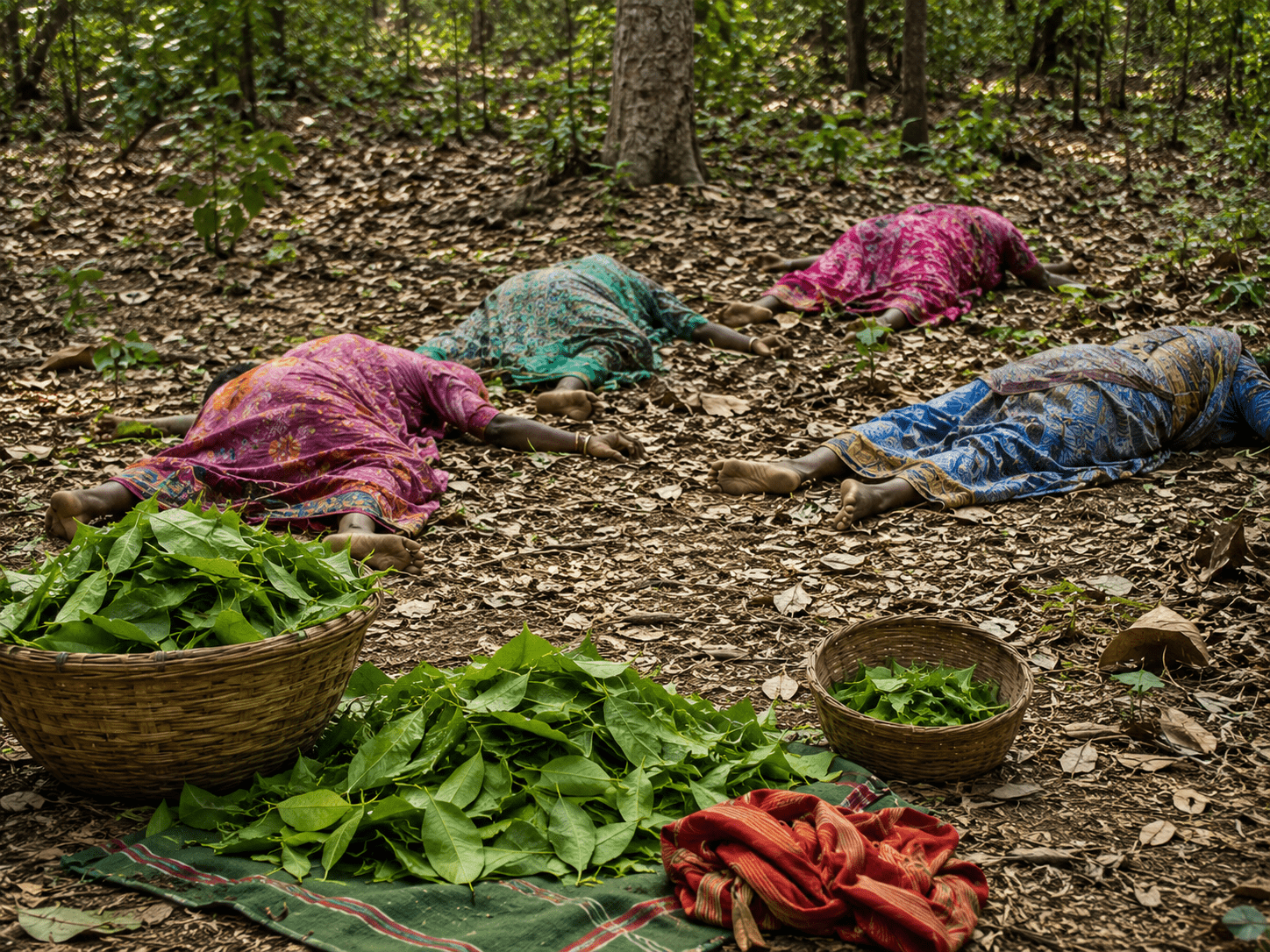 Tigress and Cubs Maul 4 Women to Death During Tendu Leaf Collection!