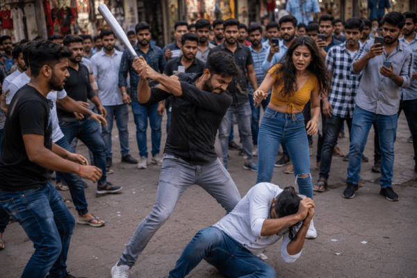 Reels Craze Gone Wrong! Lovers' Brawl Ends in Violence as Baseball Bat Ruin New Boyfriend's Game