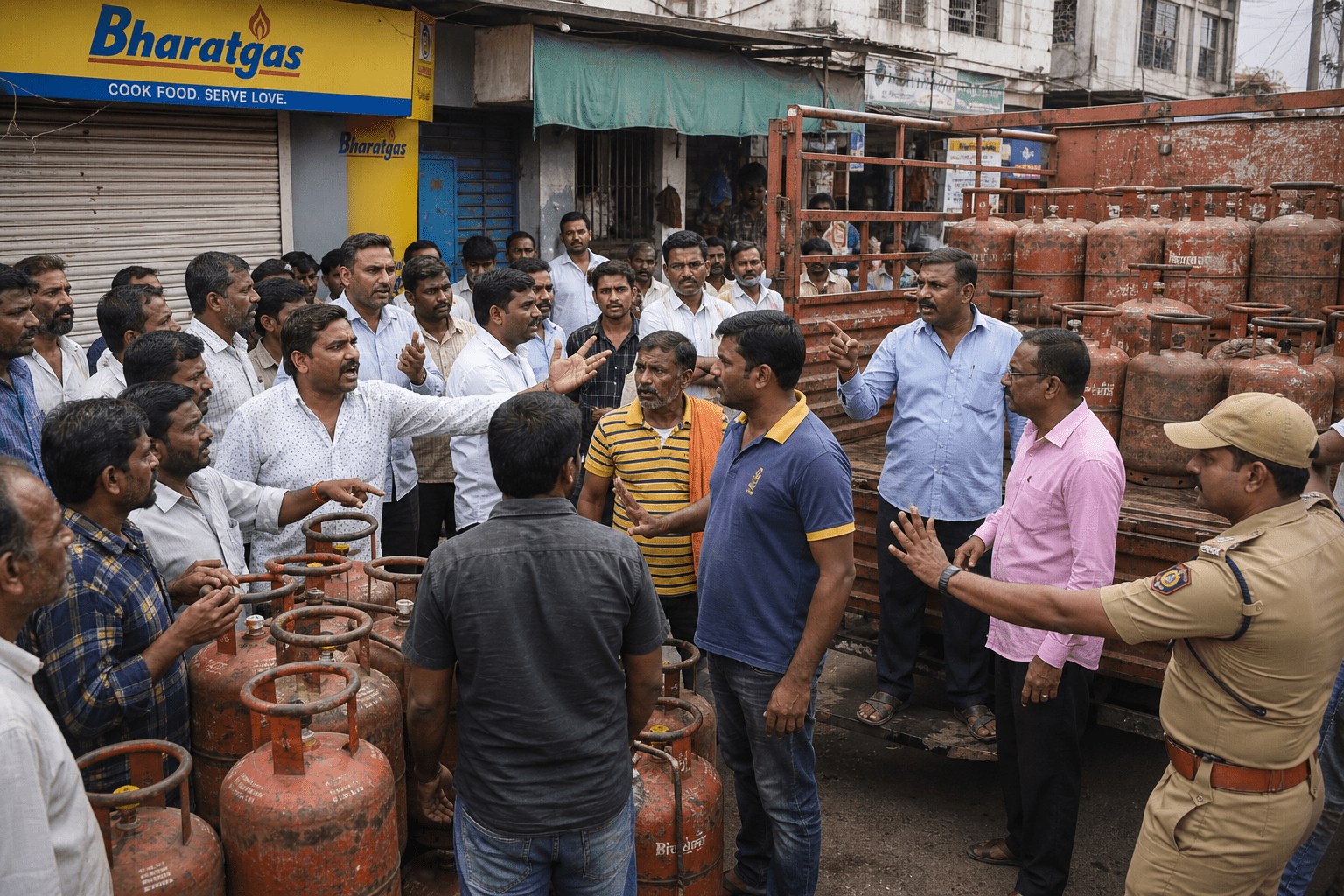 Citizens Hit the Streets as Home Delivery Stops and Shortages Mount