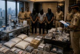 Drug Manufacturing Lab Busted in High-Profile Agripada Tower; 3 Arrested Including Bangladeshi Woman