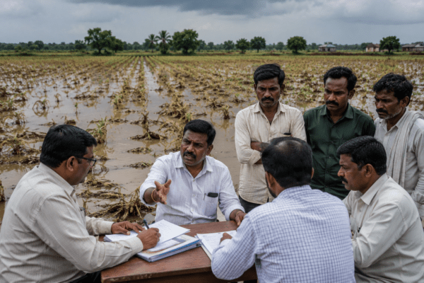 Deputy Sarpanch Gets Heavy Rain Compensation Without Owning Any Farmland; Talathi Under Fire After Official Complaint!
