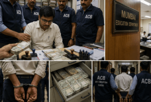 Mumbai Education Dept Shamed! Clerk Rahul Shinde Trapped by ACB While Taking Bribe.