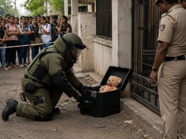 Bomb Scare in Pimpri-Chinchwad: Suspicious Box Outside Girls' Hostel Triggers Panic, Turns Out to Be a Teddy Bear
