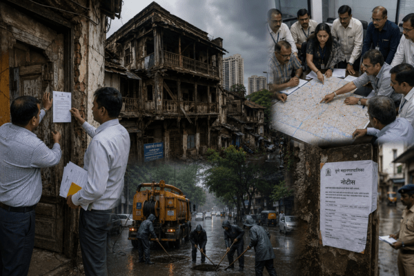 Pune Alert: PMC Issues Evacuation Notices to 36 Dangerous Wadas Before Monsoon; Residents Urged to Move to Safety Immediately!
