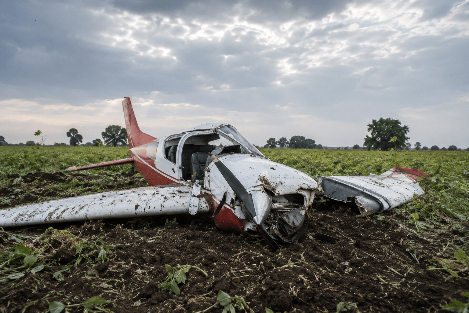 Baramati Air Scare: Training Plane Crashes in Sugarcane Field; Pilot Narrowly Escapes!
