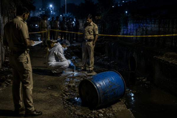 Gruesome Murder Mystery Solved: Woman and Husband Chop Lover's Body into Pieces, Dump in Drain.
