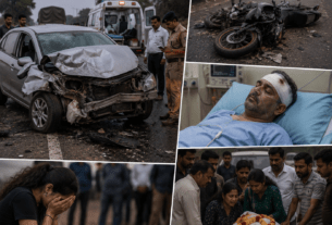 Tragic End: Young Engineering Student Dies on the Spot in Chhatrapati Sambhajinagar Bike Accident; Father Injured