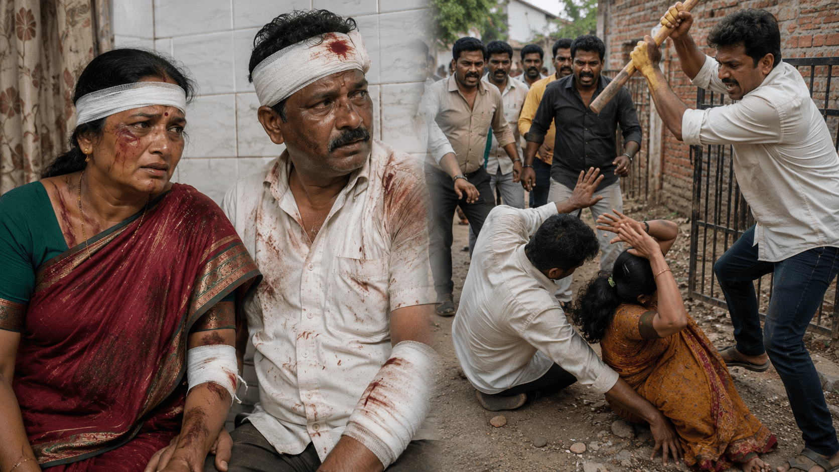 Land Feud Turns Ugly! Couple Brutally Assaulted in Uruli Kanchan Over Property Dispute
