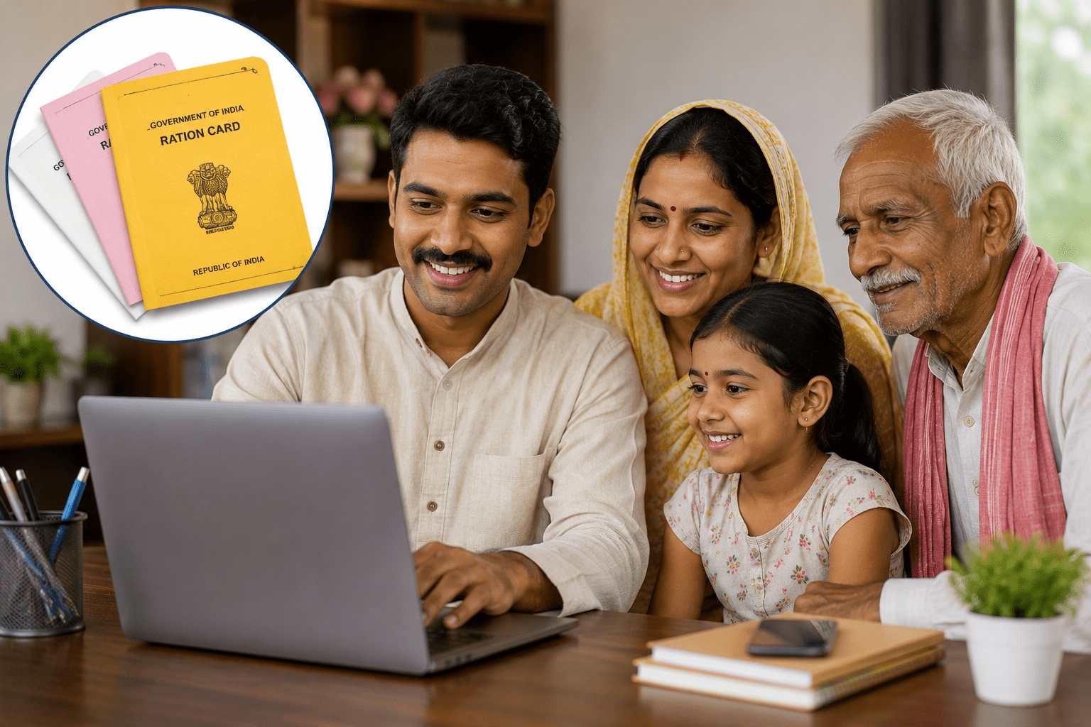 How to Apply for a New Ration Card Online from the Comfort of Your Home.
