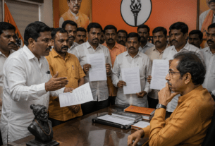 Major Blow to Thackeray in Parbhani: 82 Leaders Resign Following District Chief’s Removal