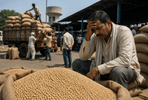 Soybean Price Hike Halted by Imports; Government's Move Ahead of New Season Worries Farmers.