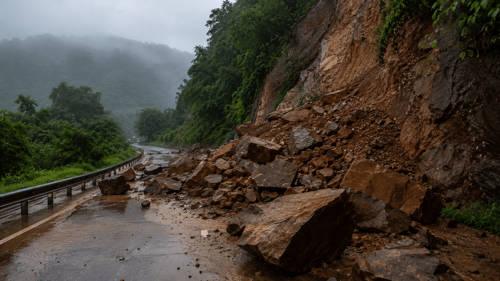 Raigad on High Alert: Landslide risk surges due to human activities, authorities issue warning ahead of monsoon!