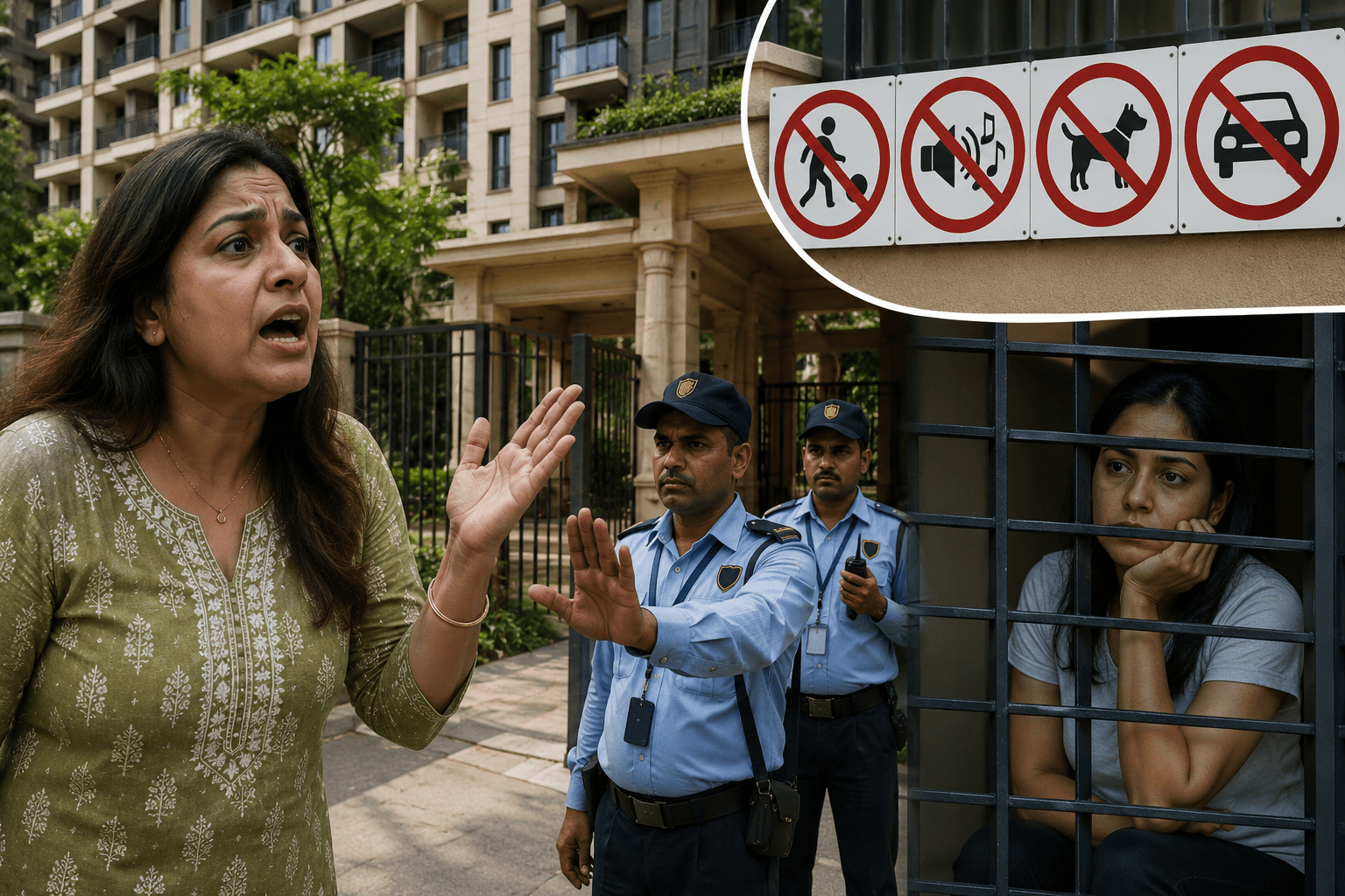 Woman Slams Luxury Housing Society in Viral Video Over Strict Rules
