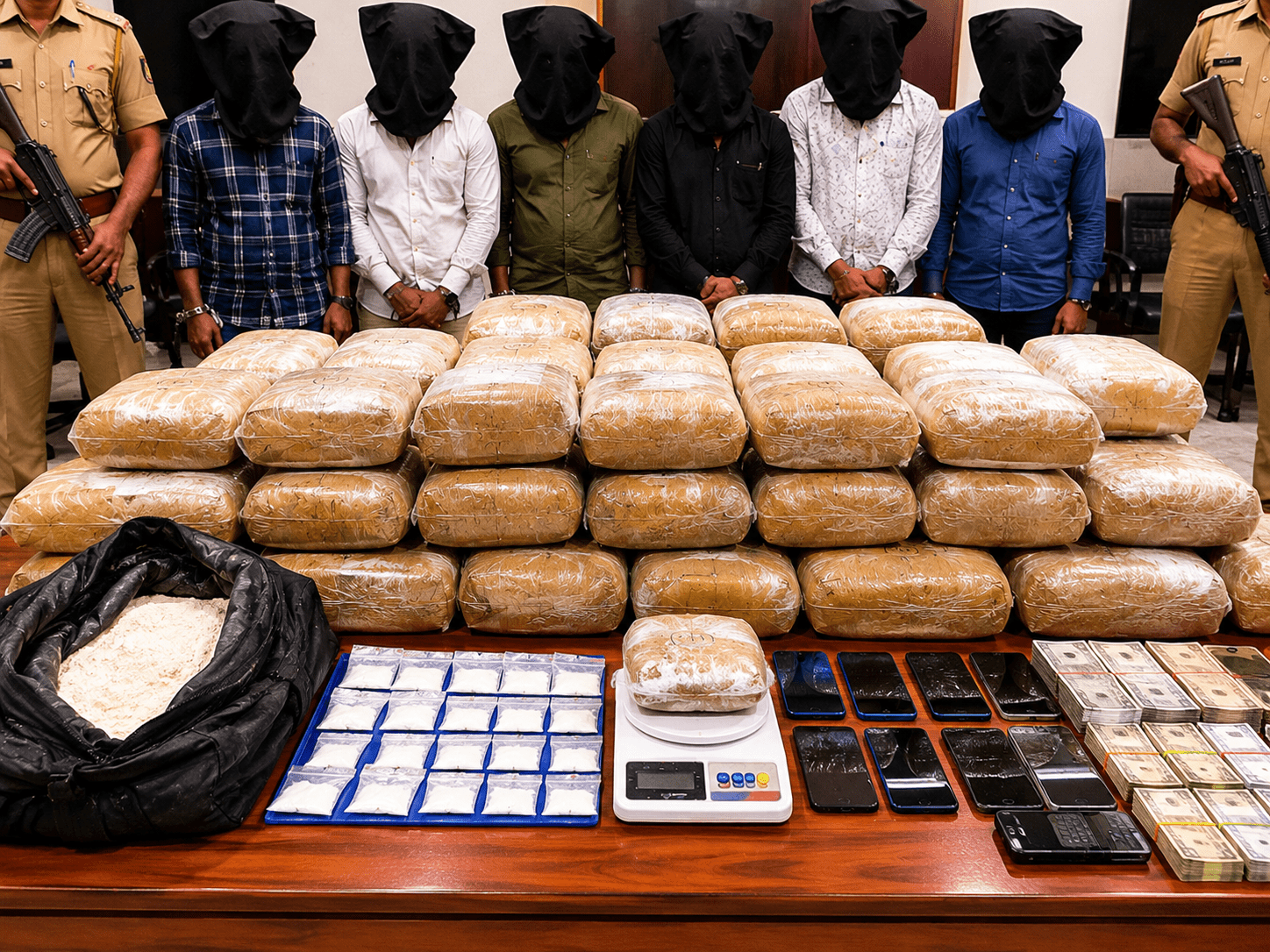 34.18 Crore Heroin Seized in Kalyan; Notorious Kingpin of 'Pathan Gang' Among 5 Arrested!