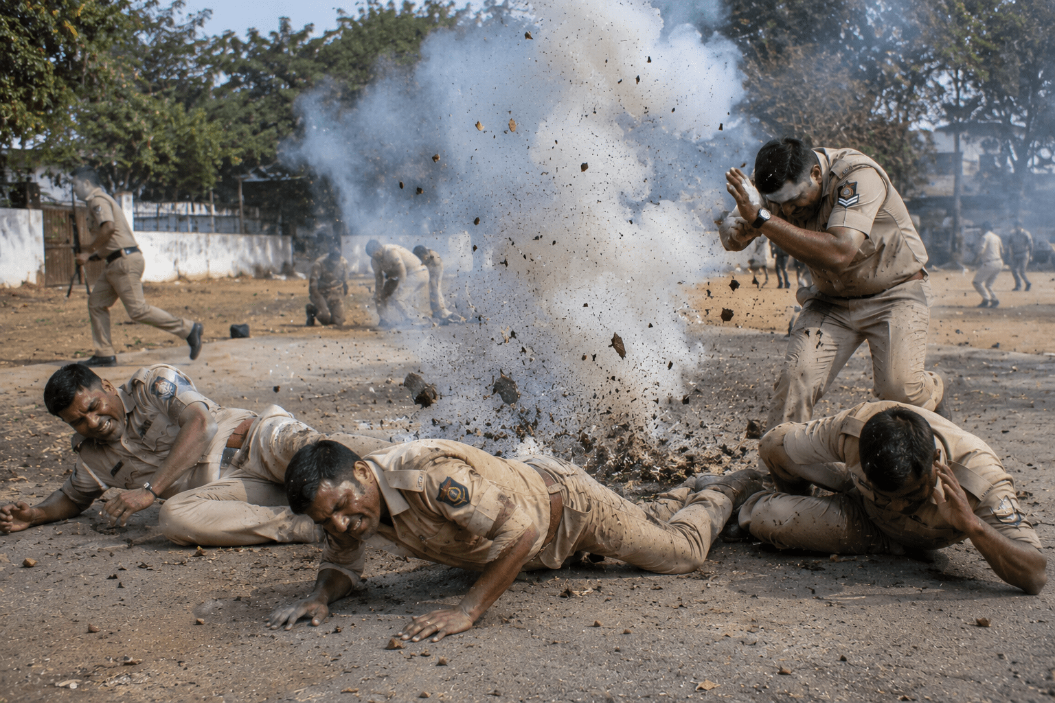 Grenade Accidentally Explodes During Training; 4 Police Personnel Injured!