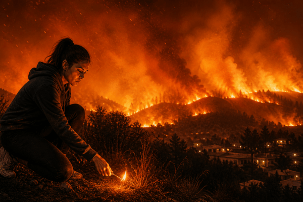 Lover’s Spat Sparks Inferno? Uber Driver Accused of Starting Massive US Wildfire After New Year’s Date Refusal!
