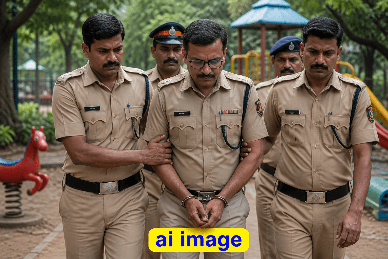 Senior Police Officer Arrested for Misbehaving with Minor Girl in Mumbai Park