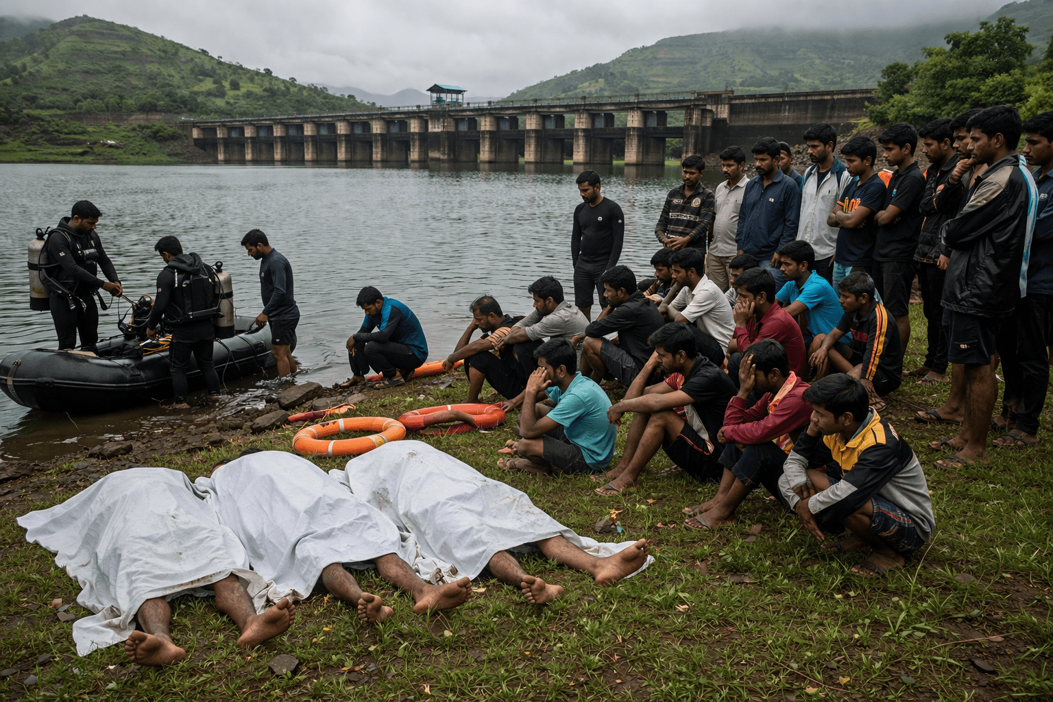 Three Friends Drown to Death in Jadhavwadi Dam During Summer Outing
