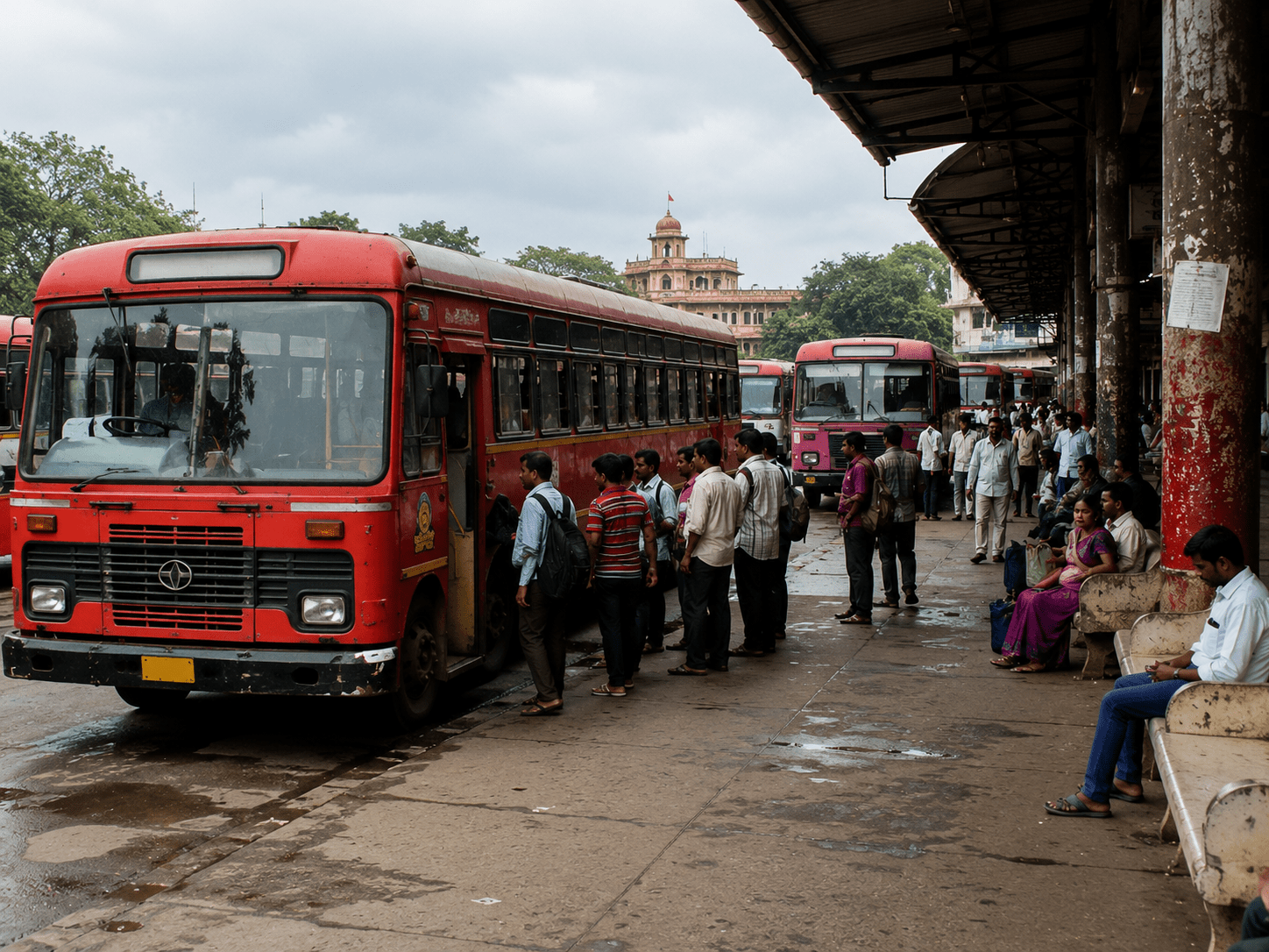 MSRTC Shock: No Immediate Fare Hike, But Kolhapur Shuttle Bus Trips Slashed Amid Diesel Price Rise!