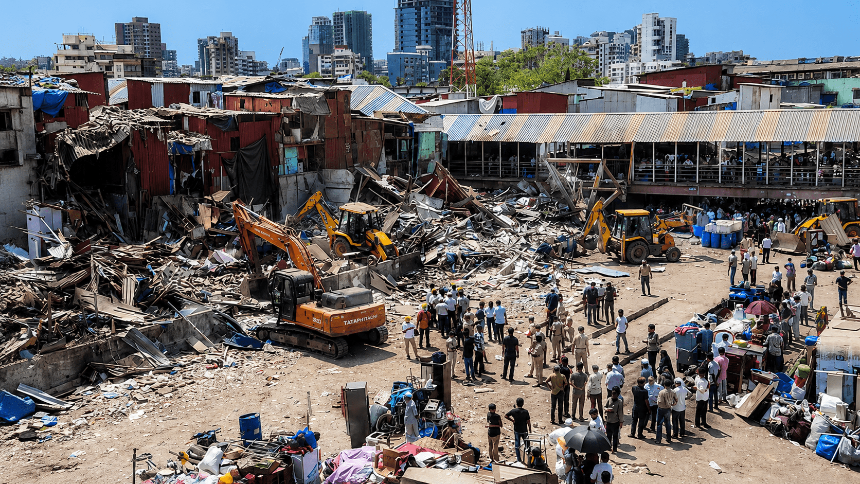 Massive Crackdown: 400 Illegal Structures Demolished as Bandra's Garibnagar Gets 100% Encroachment-Free!