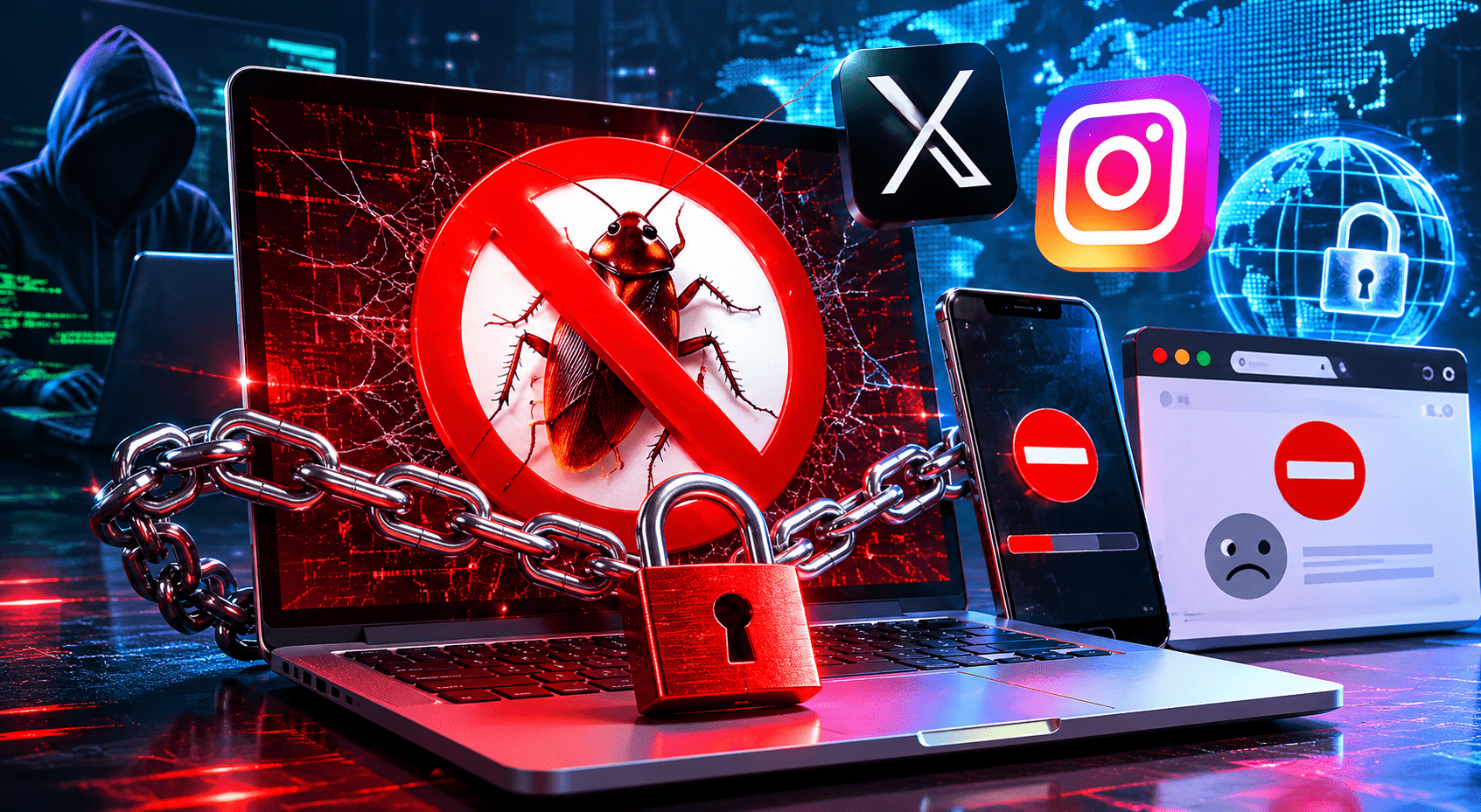 Digital Tsunami: 'Cockroach Janta Party' Faces Severe Crackdown; Website, X, and Instagram Accounts Shut Down!