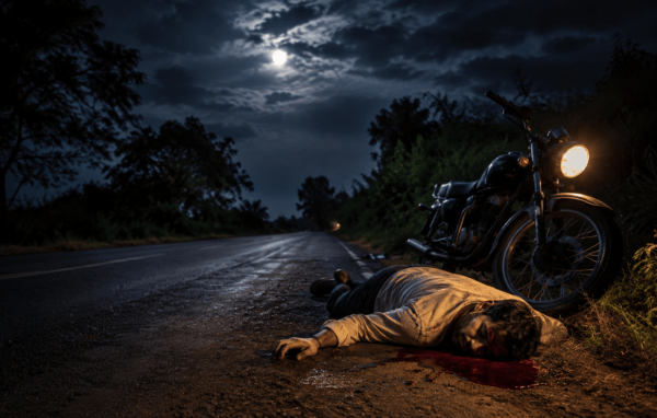 Tragic end for chilli trader: Brutally murdered by robbers while tracking stolen bike on Jafrabad-Warud Road.  
