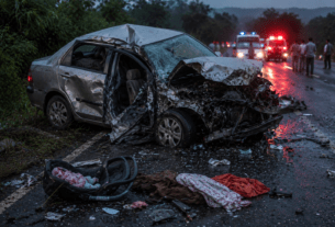 Heartbreaking Tragedy: Three members of a family, including a 9-month-old baby, killed in a road accident in Karnataka.