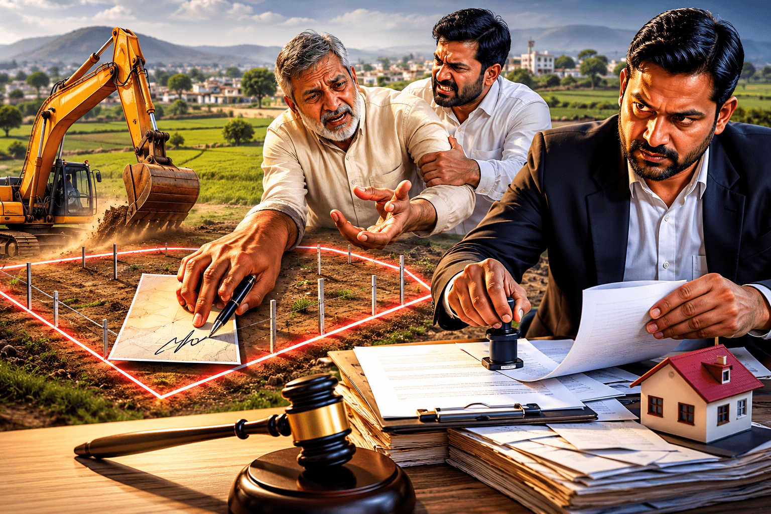 Shocking Land Scam in Baramati: Man Changes Identity via Fake Government Gazette to Steal Brother’s Land!