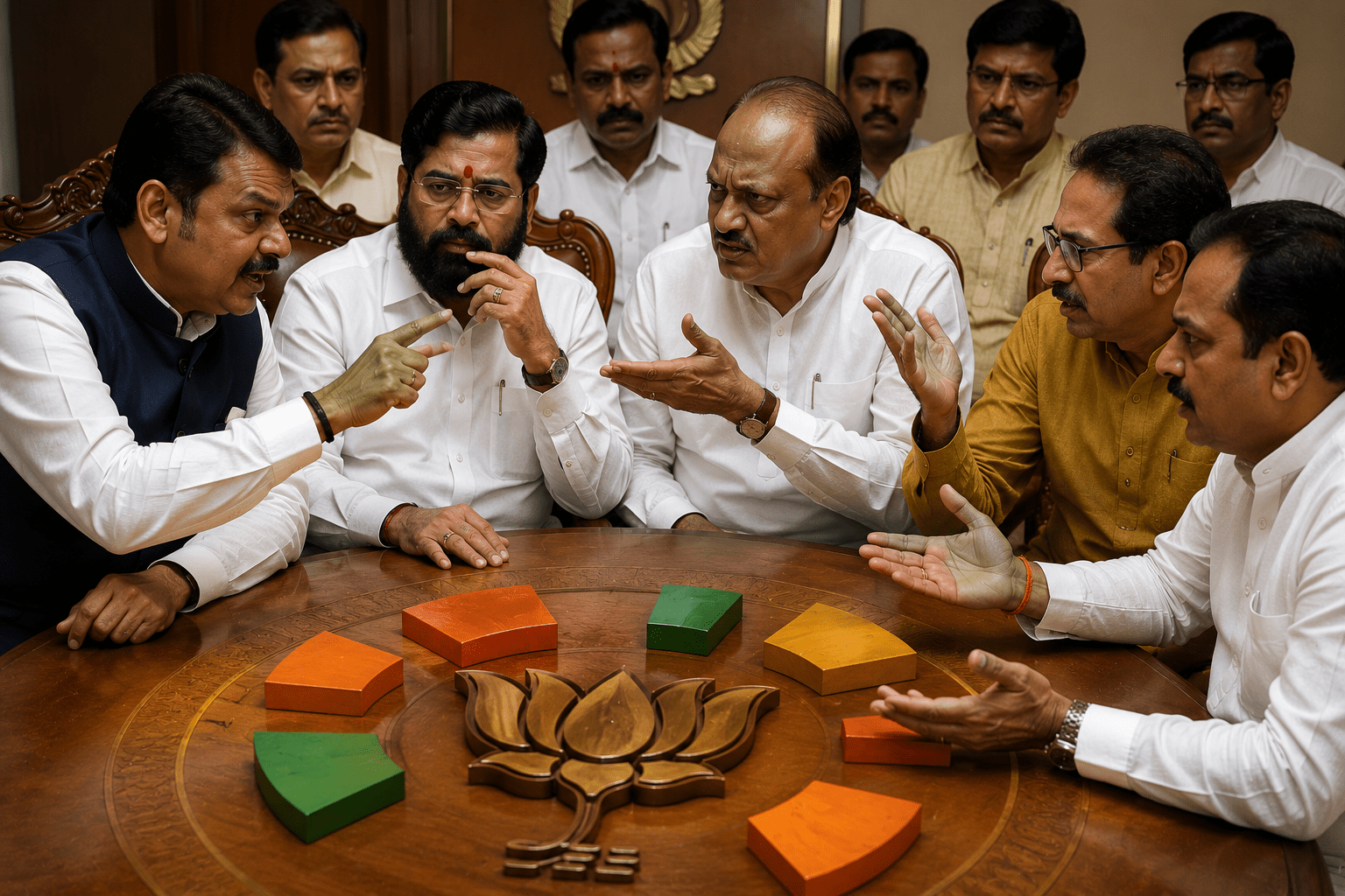 Mahayuti's Seat-Sharing Struggle: BJP, Shiv Sena, and NCP Fight for Dominance in Vidhan Parishad Election 2026!
