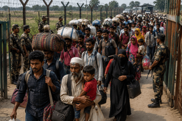  Reverse Exodus at West Bengal Border: Why Hundreds of Undocumented Migrants are Fleeing Back to Bangladesh!
