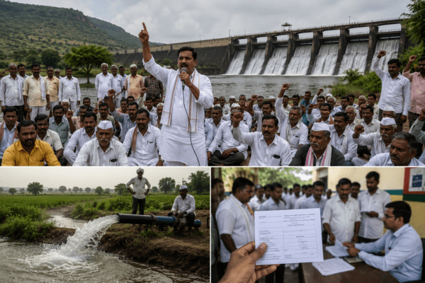 Irrigation Crisis in Kolhapur: Farmers Face New Water Tax Burden for Dam and River Water Usage!