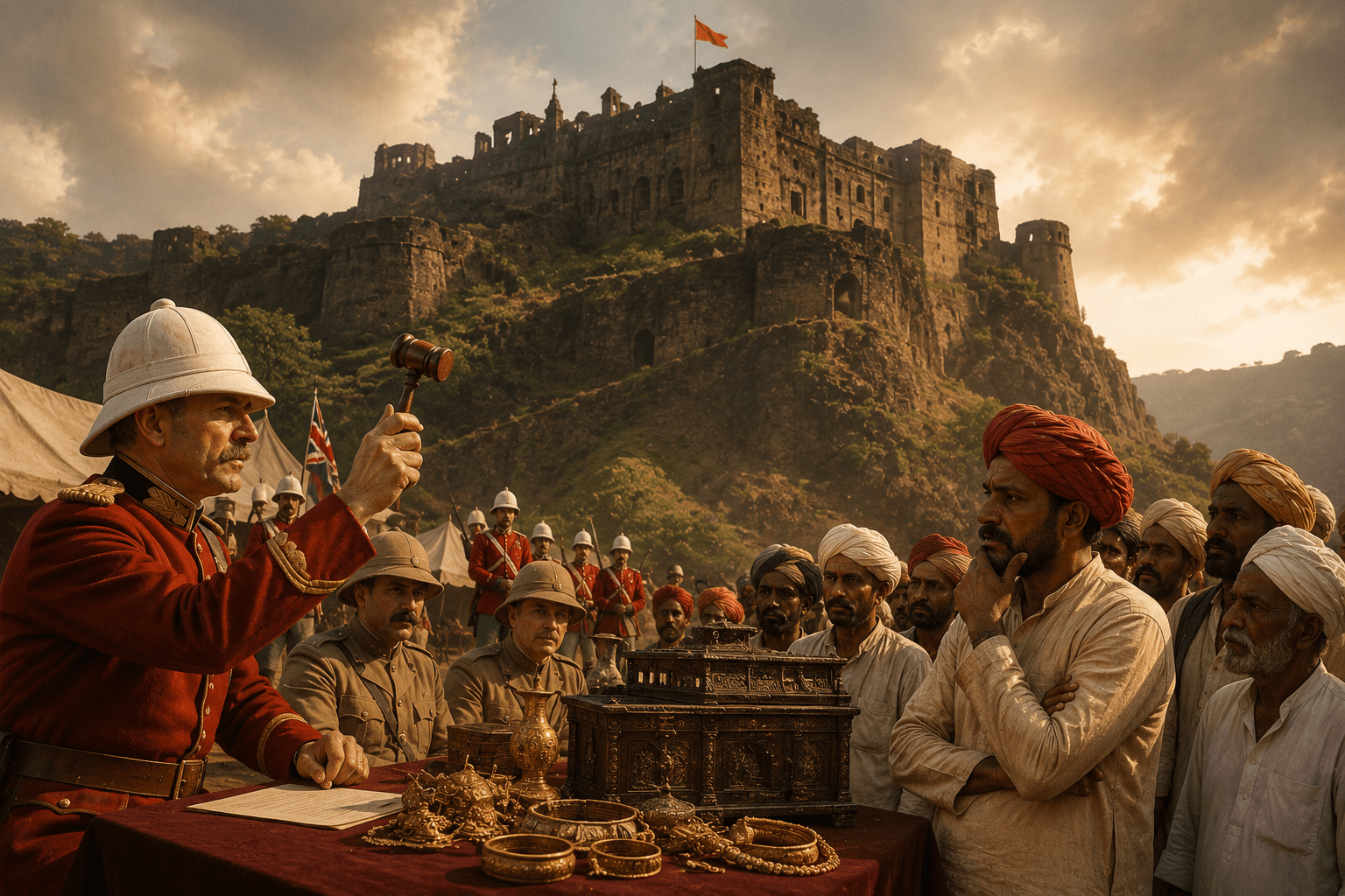 How the British Auctioned Off Shivaji Maharaj's Palace and Treasures in 1876!