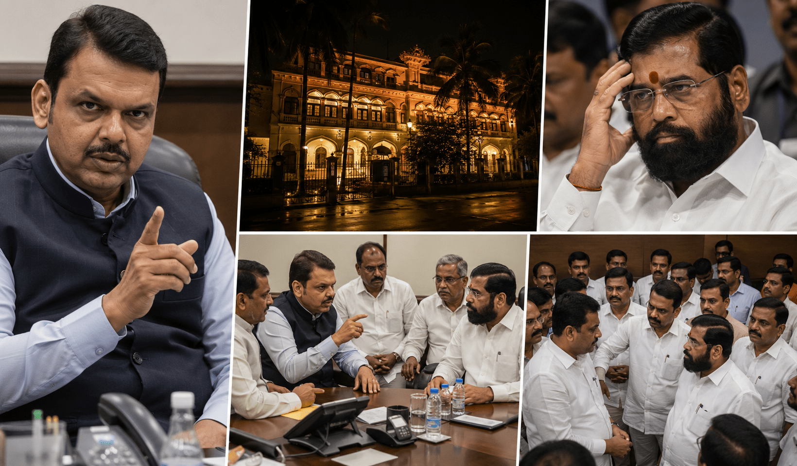 Midnight Drama in Mumbai: CM Devendra Fadnavis Intervenes, Matoshree Blocks Eknath Shinde Sena's BMC Plan!