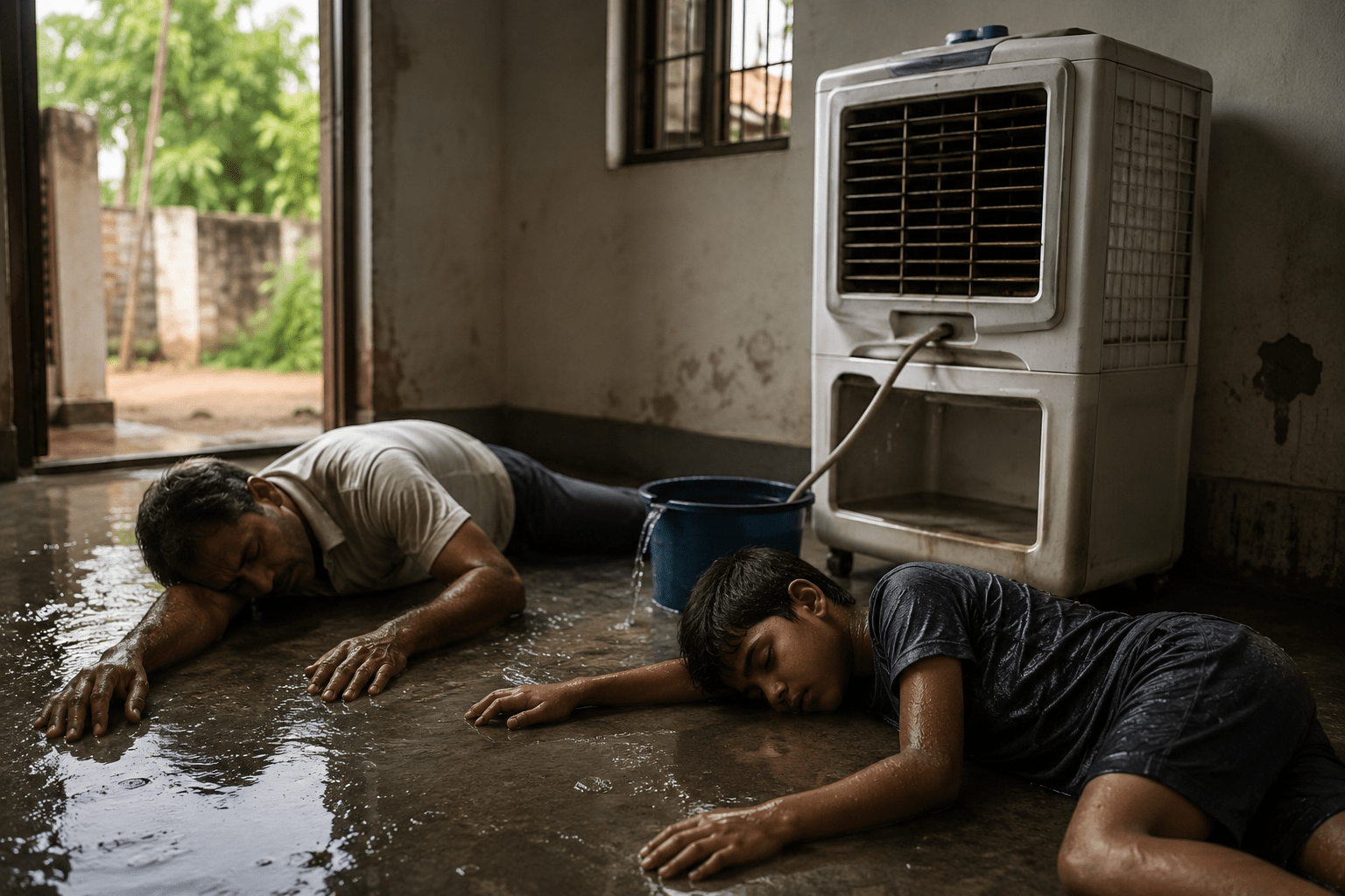 Heartbreaking Tragedy in Chandrapur: Father and Son Electrocuted While Fixing Cooler.