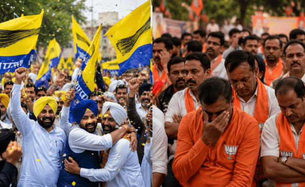Big Setback for BJP in Punjab Local Elections: AAP Sweeps Major Seats, Congress Trails.