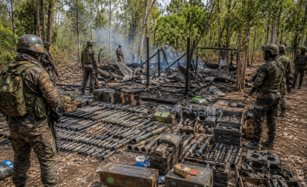 'Operation Final Strike' Success: Maoist Arms Factory Destroyed in Gadchiroli Forest.