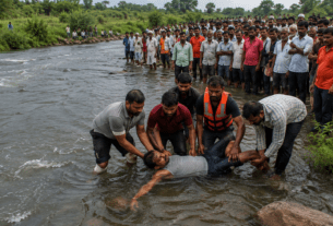 Heartbreaking Tragedy in Chandrapur: Uncle Drowns While Trying to Save Nephew in Vana River.