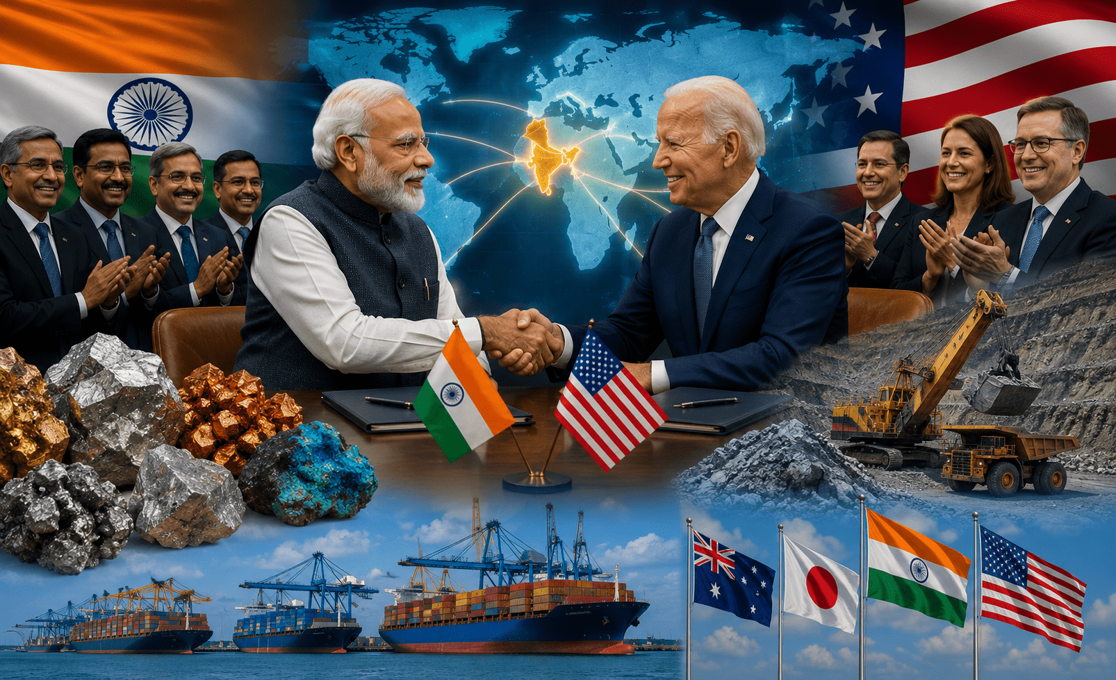 India-US Strategic Pact: Major Alliance with Quad Nations to Challenge China's Rare Earth Monopoly.