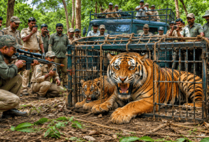 Major Success in Chandrapur: Man-Eating Tigress and Cub Captured After Fatal Attacks in Sindewahi.