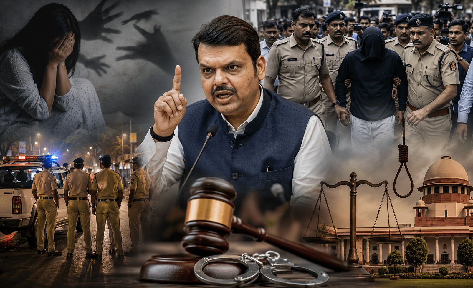 Pune Minor Girl Rape-Murder Case: CM Fadnavis Demands Death Penalty, Orders Fast-Track Probe.